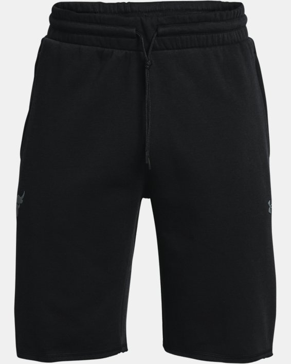 Men's Project Rock Charged Cotton® Fleece Shorts, Black, pdpMainDesktop image number 4